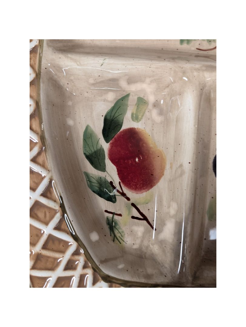 Casa Elite Fruit Pattern Ceramic Serving Tray