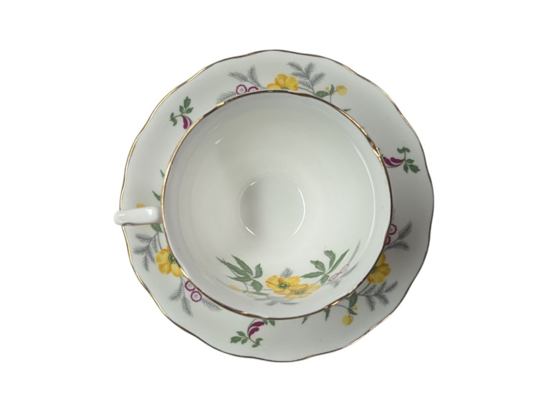 Melba England Fine Bone China Teacup Set (2 pieces)