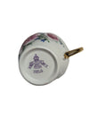 Delphine Fine Bone China Pink Rose Teacup Set (2 peices)