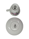 Crown Trent Flower Pattern Fine Bone China Teacup Set (2 pieces)