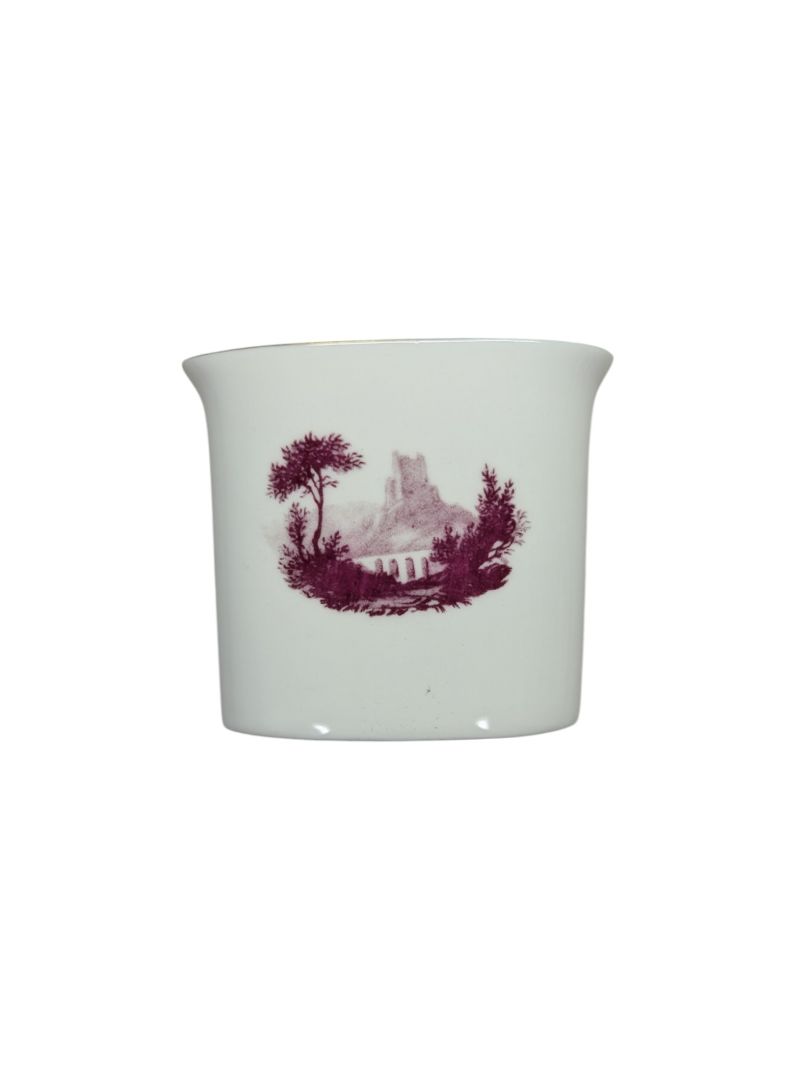 Royal Worcester Fine Bone China Toothpick Holder & Saucer Vase Dish Set (2 pieces)