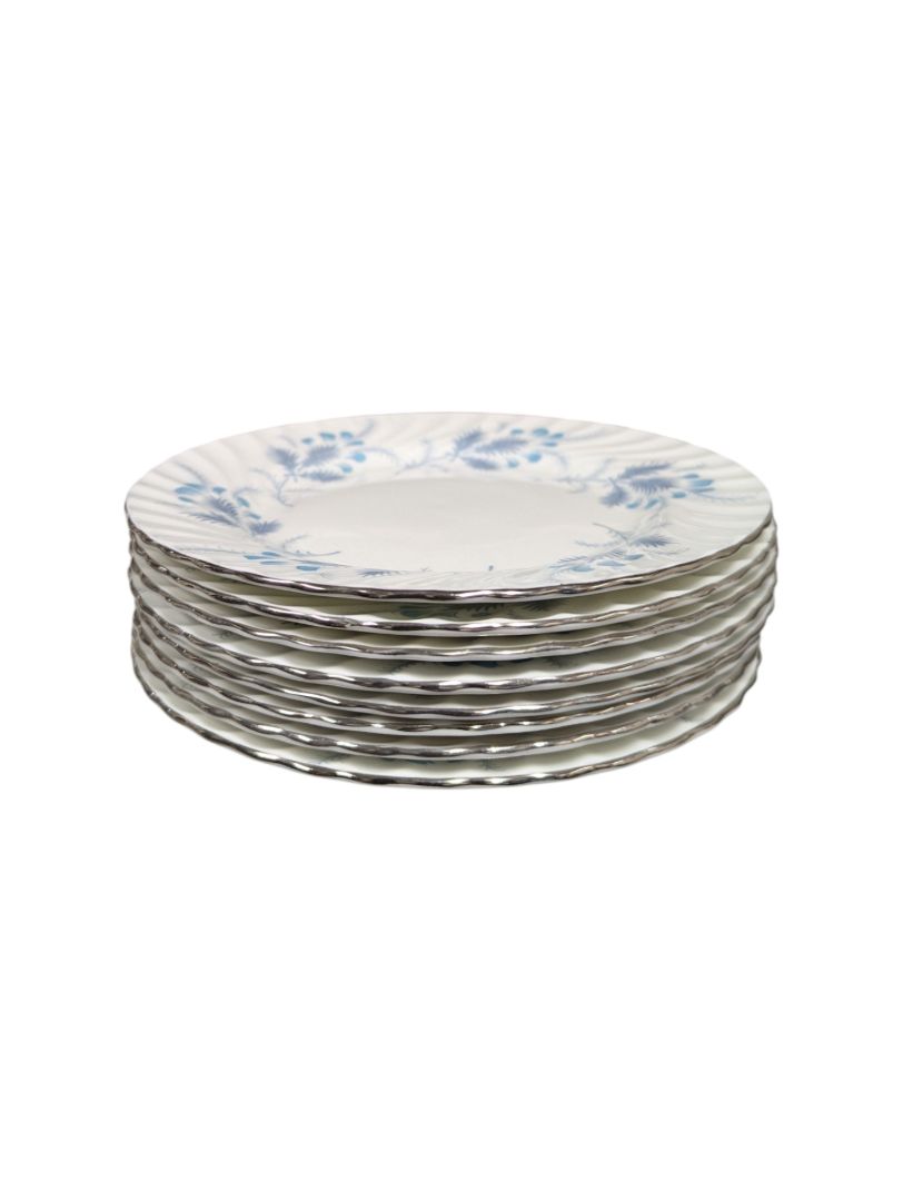 Aynsley Bone China Sliver Lined Dining Set (53 pieces)