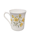 Regal Heritage Fine Bone China Yellow Flower Mug