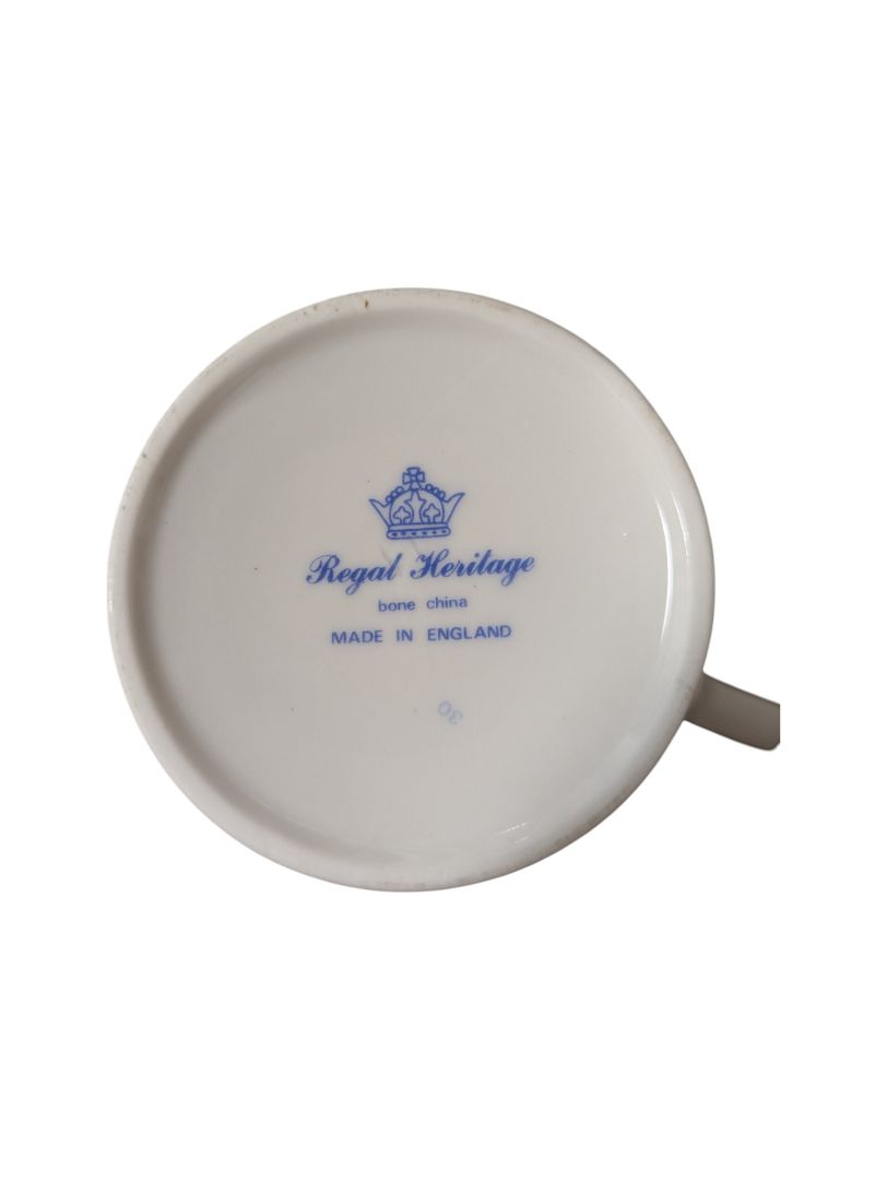 Regal Heritage Fine Bone China Yellow Flower Mug