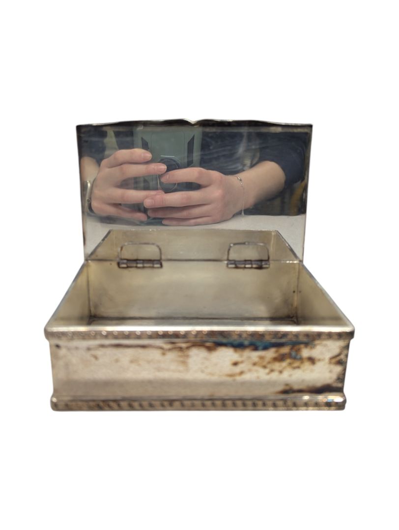 Vintage Old English Reproduction Sliver Box 45 98