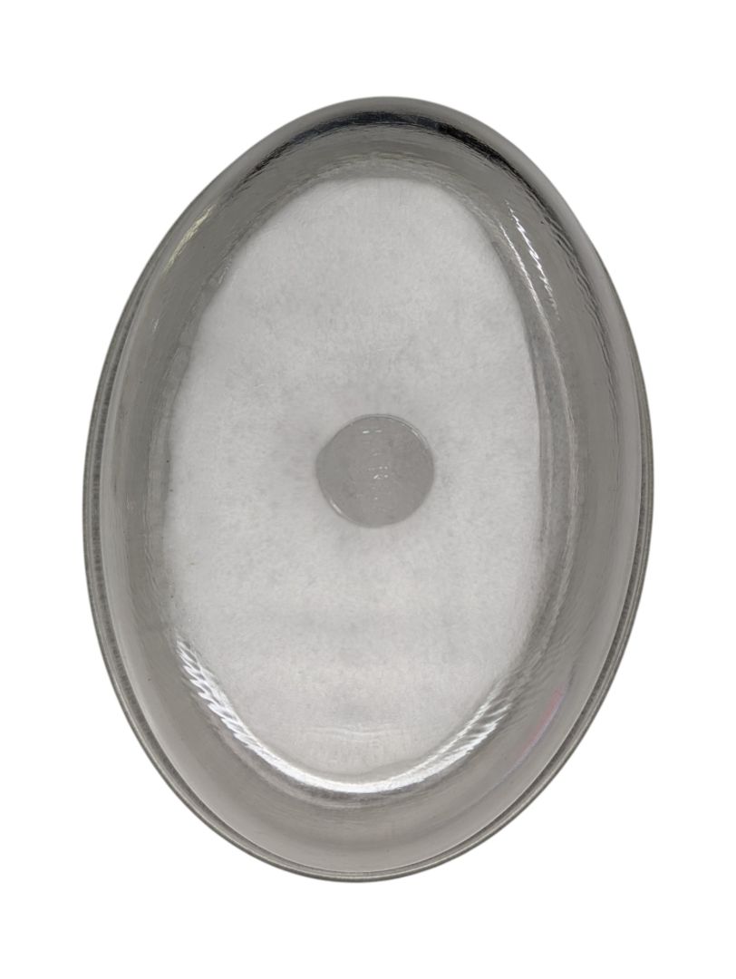 Vintage Glass Dish with Lid