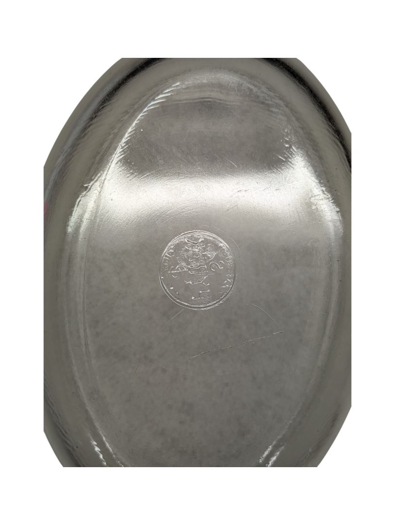 Vintage Glass Dish with Lid