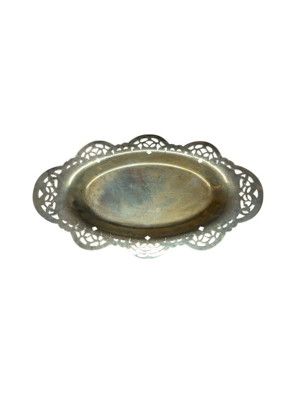 Vintage Metal Butter Dish