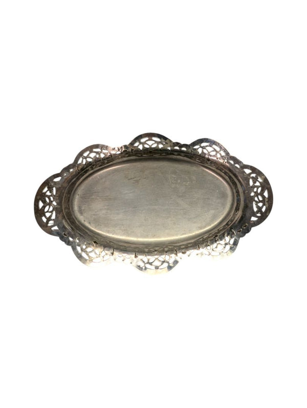 Vintage Metal Butter Dish