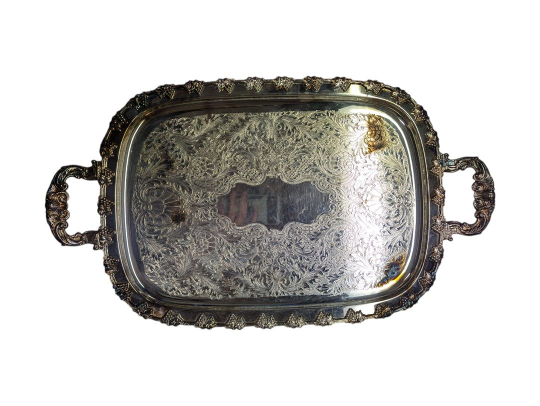 Rectangular Serving Tray with Handles