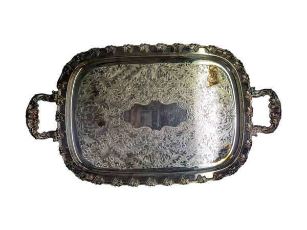 Rectangular Serving Tray with Handles