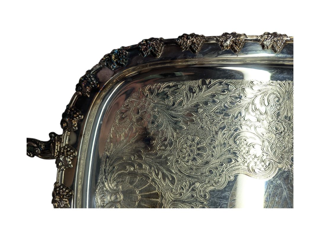 Rectangular Serving Tray with Handles