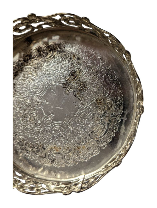 Victorian Sliver Round Plate