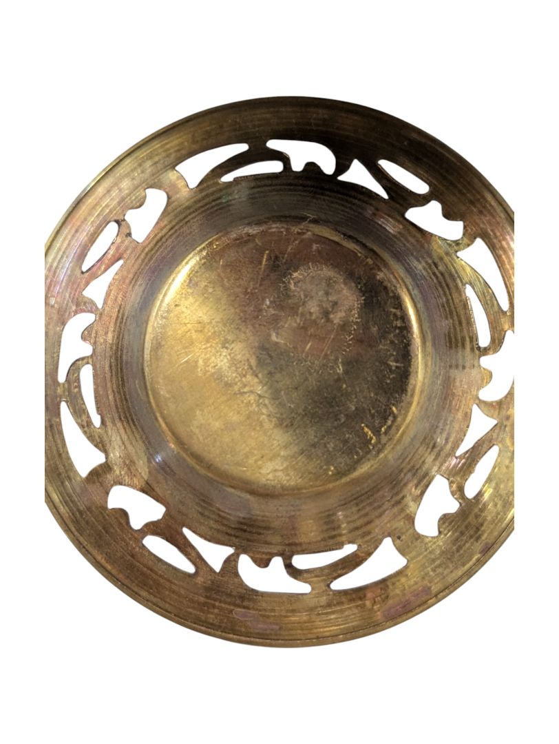 Vintage Brass Small Plate