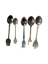 Vintage Teaspoons (locations, set of 5)