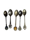 Vintage Teaspoons (locations, set of 5)