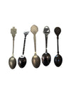 Vintage Teaspoons (locations, set of 5)