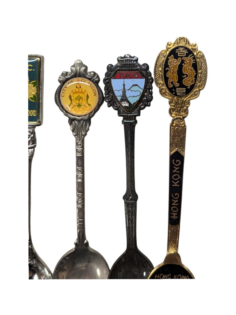 Vintage Teaspoons (locations, set of 6)
