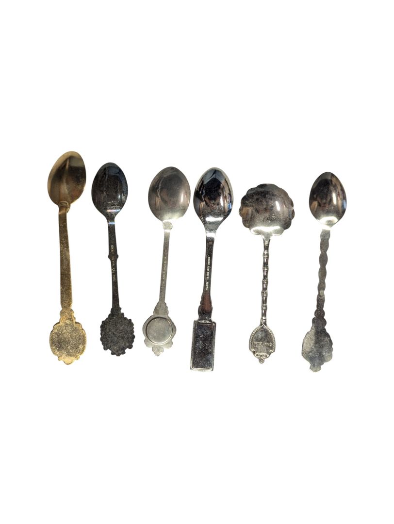 Vintage Teaspoons (locations, set of 6)
