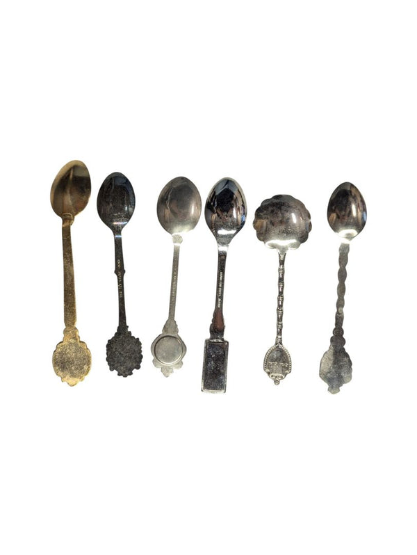 Vintage Teaspoons (locations, set of 6)