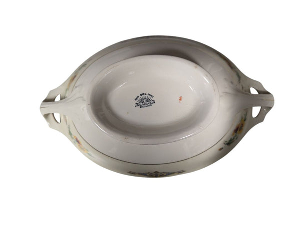 J&G Meakin England Plate, Gravy Bowl and Serving Dish w/ Lid (set of 4)
