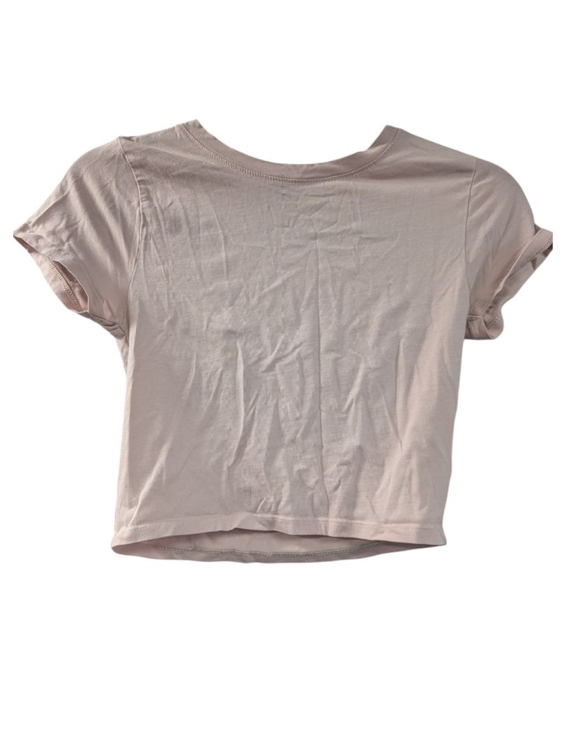 Pink Women's Fashion Nova Crop Top (S)