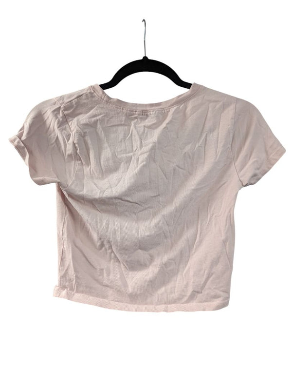Pink Women's Fashion Nova Crop Top (S)