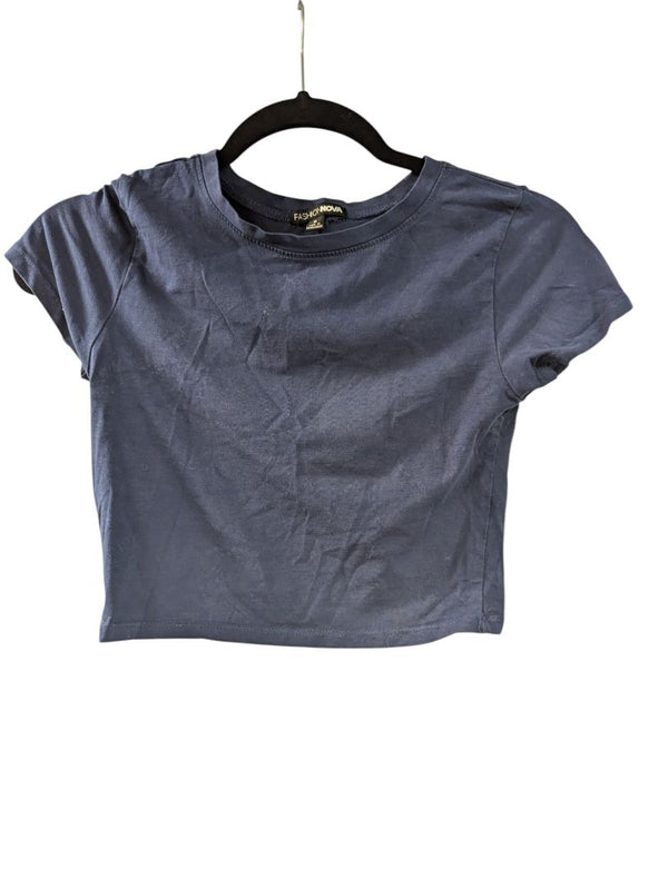 Blue Fashion Novs Crop Top (S)