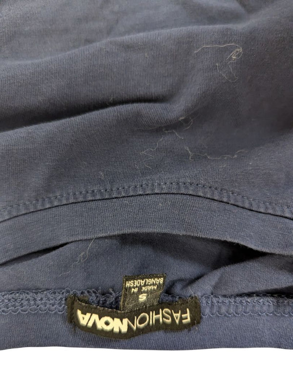 Blue Fashion Novs Crop Top (S)