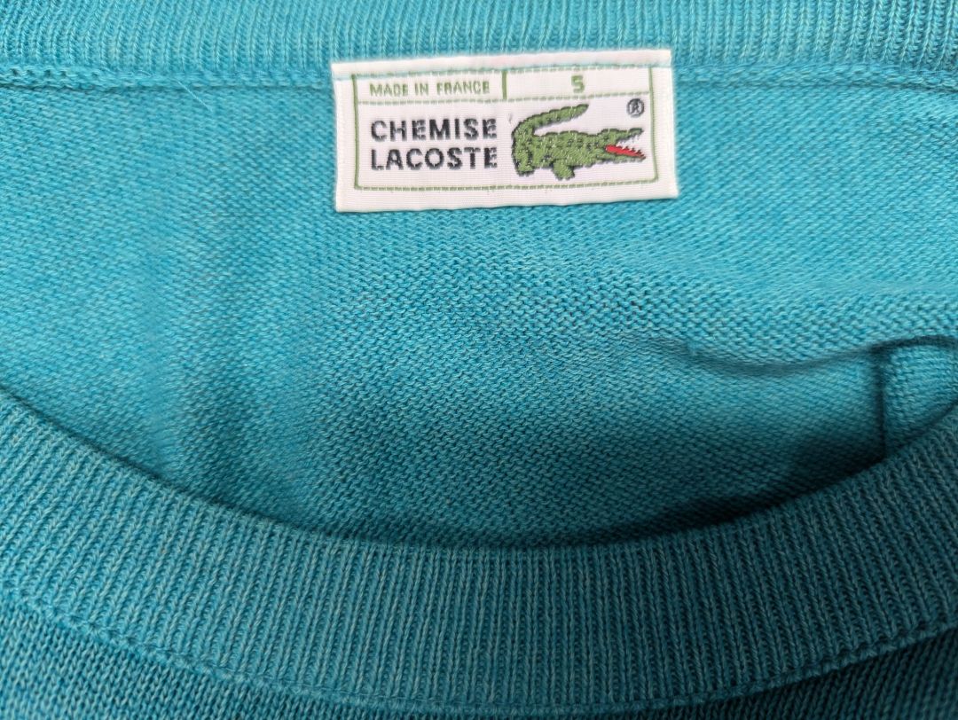 Blue Sweatshirt Chemise Lacoste Size S