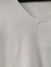 White V-neck T-shirt Ralph Lauren Size L
