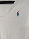 White V-neck T-shirt Ralph Lauren Size L