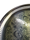 EP Copper Victorian Round Serving Tray