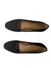 Black Ballet Flat Halston 10.5 ''