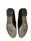 Black Ballet Flat Halston 10.5 ''