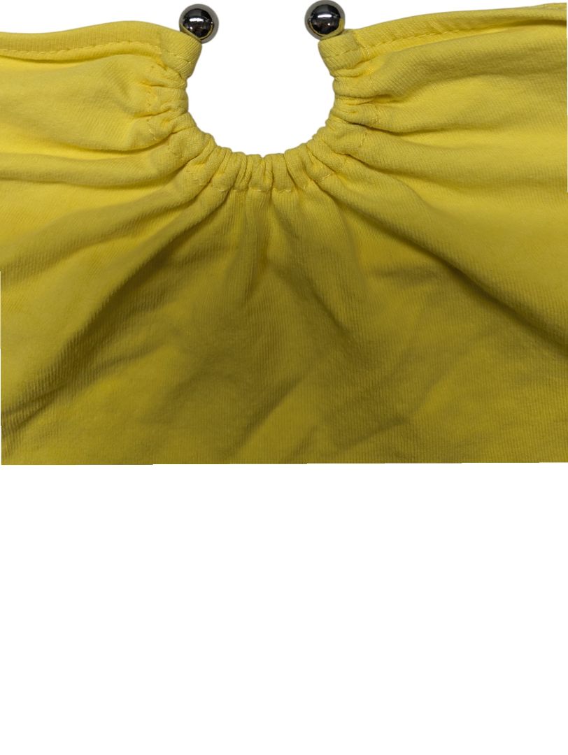 Yello Tube Top Fashion Nova Size S