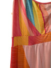 Orange and Red One Shoulder Dress ChicMe Size M