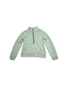 Mint Green Zip-Up Turtle Neck Sweatshirt