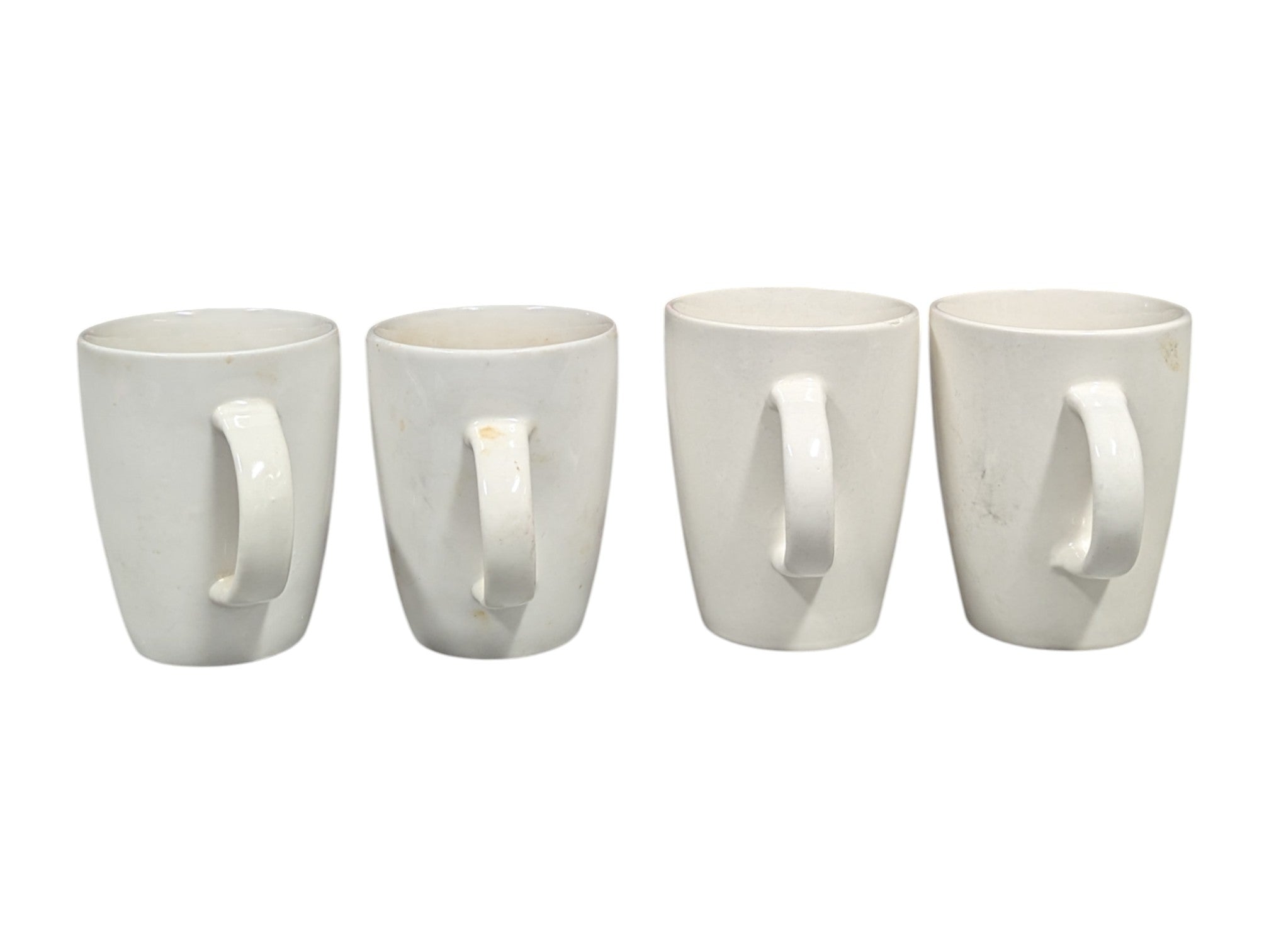 White Ceramic Mugs Mayfair&Jackson (set of 4)