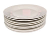 White Ceramic Plate Set Mayfair&Jackson (set of 16)