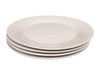 White Ceramic Plate Set Mayfair&Jackson (set of 16)