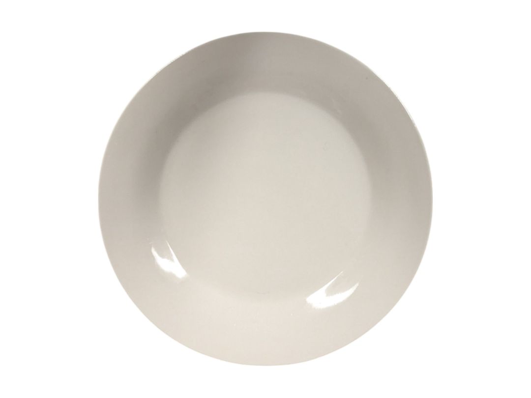 White Ceramic Plate Set Mayfair&Jackson (set of 16)
