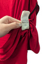 Red Shoulder Off Shirt Nygard Size XS