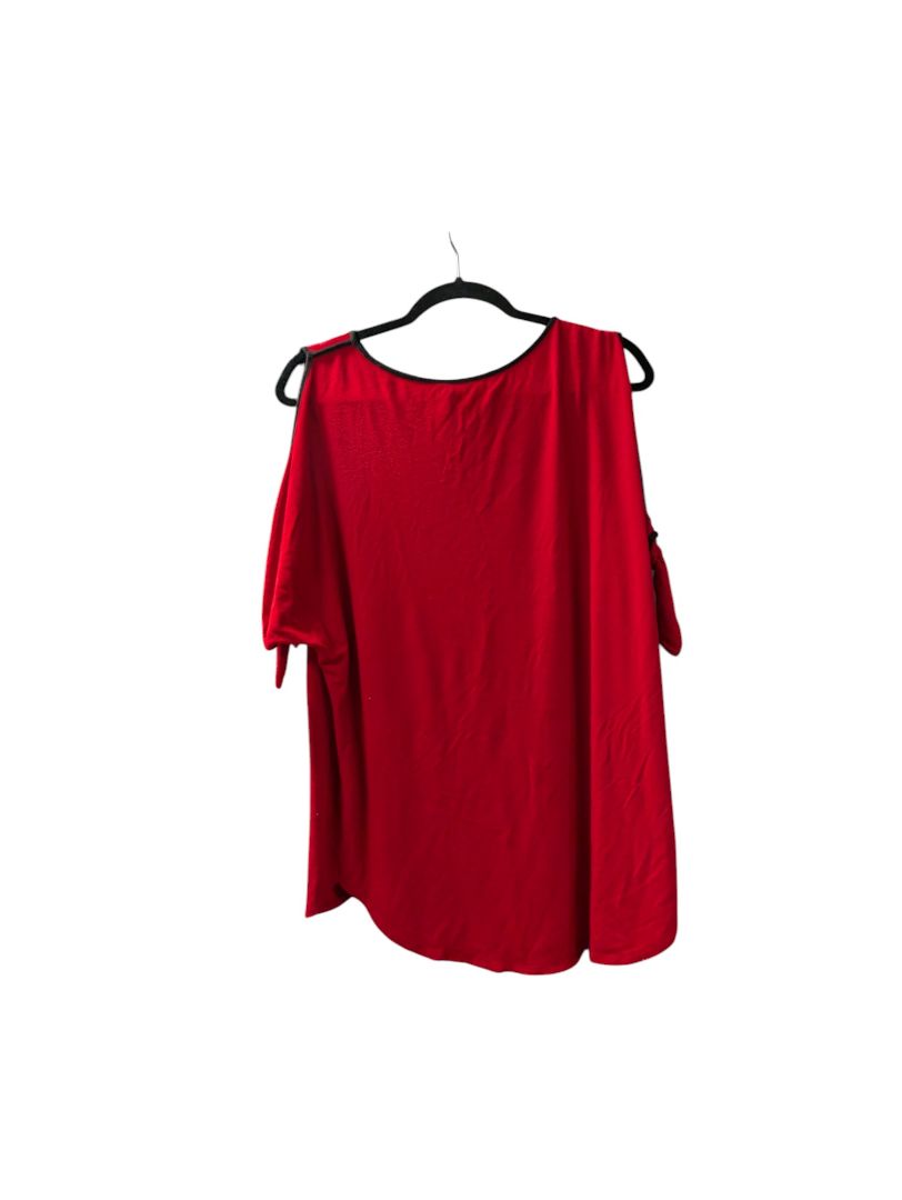 Red Shoulder Off Shirt Nygard Size XS