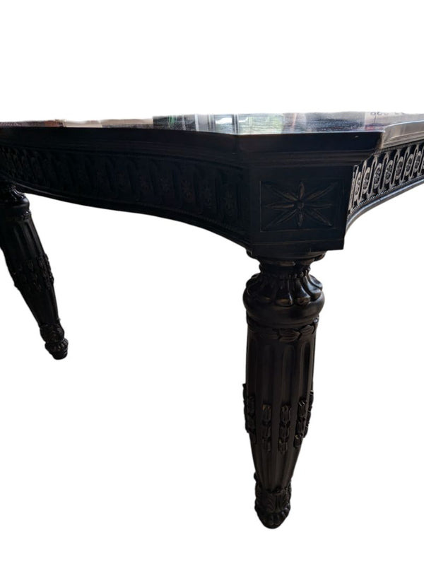 Large Black Victorian Dining Table