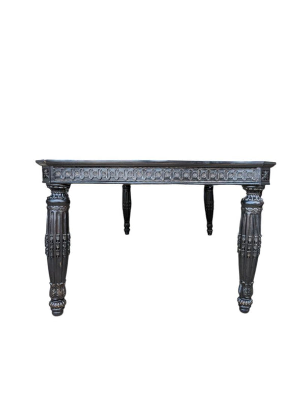 Large Black Victorian Dining Table