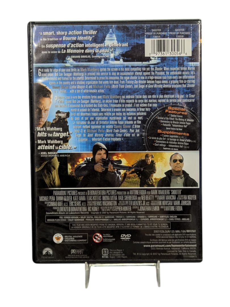 Shooter Paramount Full Screen DVD