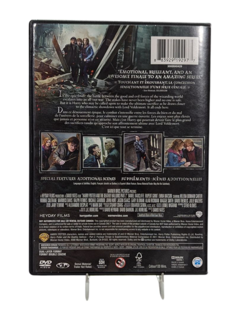Harry Potter and the Deathly Hallows: Part 2 DVD