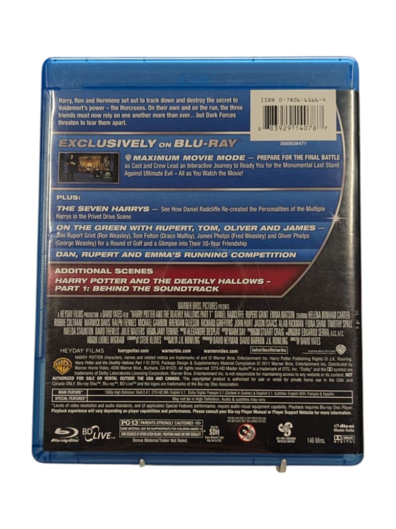 Harry Potter & The Deathly Hallows: Part 1 Blu-ray