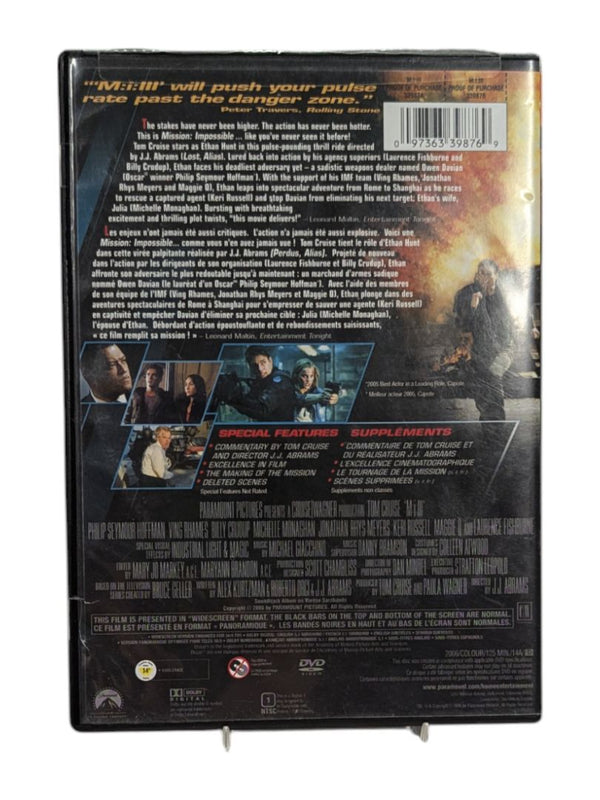 Mission Impossible III DVD